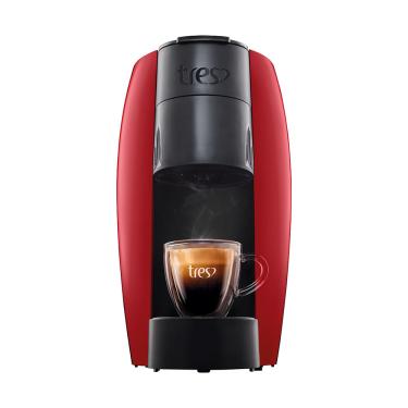 Imagem de Máquina de Café Expresso Três Corações Basic Vermelha - 127V