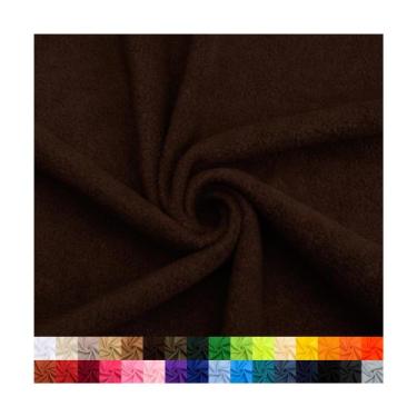 Imagem de Tecido Fleece Marrom Liso 60" de Largura Rolo de 20 Jardas - Marca Pró