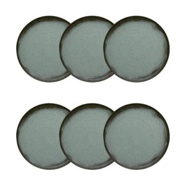 Imagem de Conjunto De Pratos De Sobremesa 06 Peças Flat Pacífico Oxford