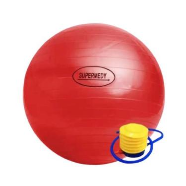 Imagem de Bola para Ginástica com Bomba de Inflar - Supermedy, 45cm