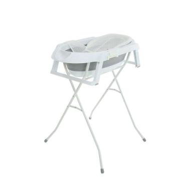 Imagem de Banheira de Bebê com Suporte Safety 1st Smile Grey 35L, Grey