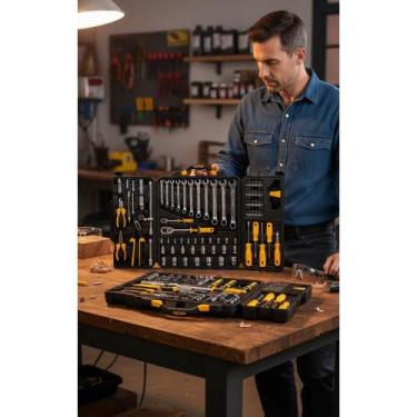 Imagem de Kit 110 Peças Ferramentas Multiuso Maleta Completa - Congratulations S