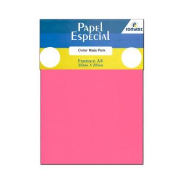 Imagem de Papel Colorido A4 120g/m Color Mais Romitec, Pink