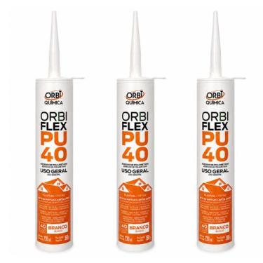 Imagem de PU 40 Cola Selante para Vedação Flexível 360g COR:3 BRANCO - Generica,