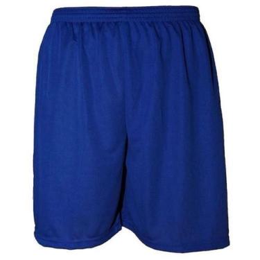 Imagem de Short Futebol Liso Adulto - Pulmax, Royal, M