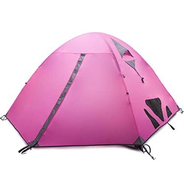 Imagem de GQYYS Barraca ultraleve, à prova d'água, compacta, para 2 pessoas, fácil configuração, portátil, leve, ciclismo, caminhada, acampamento, 3 estações, com bolsa de armazenamento