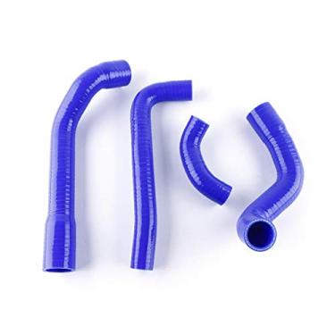 Imagem de LUXERAD Kit de mangueira de refrigeração de radiador de silicone de 3 camadas para desempenho para tubo de refrigeração de silicone B MW K 100 1983-1992 84 85 86 (azul)