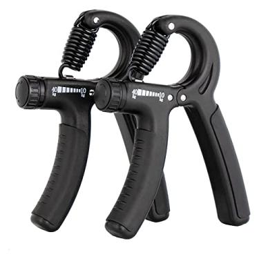 Imagem de Hand Grip Strengthener 2 Pack, Resistência Ajustável 22-88 lbs Exercitador de antebraço, Treinador de força de preensão para construção muscular, recuperação para atletas
