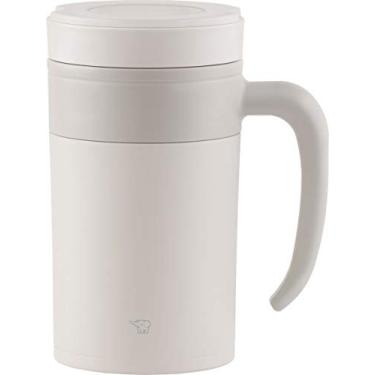 Imagem de Zojirushi Copo de chá inoxidável, 473 g, Off White