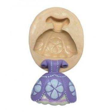 Imagem de Molde De Silicone Princesa Sofia, Vestido