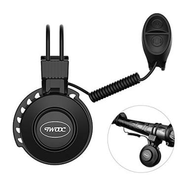 Imagem de LIXADA Campainha de bicicleta, campainha de bicicleta elétrica/campainha de bicicleta clássica 120db som nítido alto mini buzina de bicicleta bicicleta mountain bike BMX sino de scooter anel de buzina