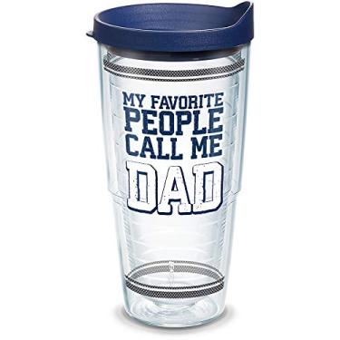 Imagem de Tervis Copo isolado Dad Favorite com envoltório e tampa, 680 g, transparente - Tritan