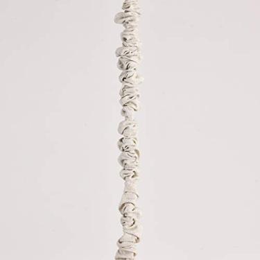 Imagem de Capa de cordão de tecido para fio elétrico e corrente de lâmpada, 1,8 m de comprimento Material de linho descolorido Cor de linho