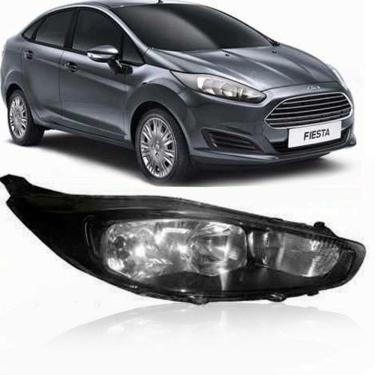 Imagem de Farol Mascara Negra New Fiesta 13 14 15 2013 2014 2015