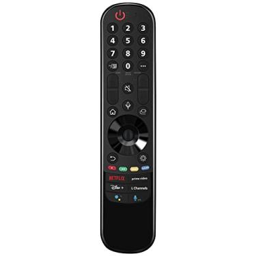 Imagem de Novo controle remoto de voz mágica AN-MR21GA ANMR21GA com ponteiro e função de voz adequado para LG OLED TV OLED48A1AUA OLED48A1PUA OLED48C1AUB OLED48C1PUB OLED55A1AUA OLED55A1PUA OLED55B1PUA OLED5C1AUB OLED5C1AUB OLED55C1AUB OLED555C1AUB OLED5555C1AUB OLED5555C15C1PUA