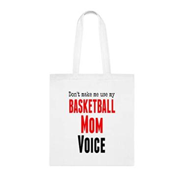 Imagem de Sacola de basquete, presente de sacola de basquete, bolsa de ombro de basquete, sacolas reutilizáveis de basquete, ideia de presente de cesta de Natal de aniversário, presente para