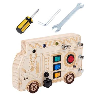 Imagem de shamjina Tabuleiro de Madeira Educativos Habilidades Motoras Aprendizagem Auxiliar de Ensino com Ferramentas Presentes para Creche Infantil