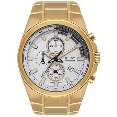 Imagem de Relógio Orient Masculino Ref: Mgssc042 S1kx Cronógrafo Dourado