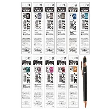 Imagem de Caneta esferográfica de gel Zebra Sarasa Grand 0,5 mm 11 cores retrátil conjunto de refil de caneta com adesivo Kanji LOVE