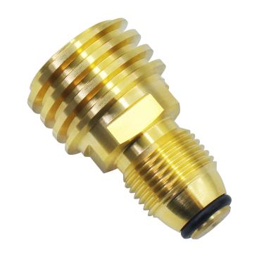 Imagem de MENSI 9 kg – 22 kg tanque de propano de entrada tipo pol converte para válvula regulador tipo Qc1 (conexão macho tipo POL para conexão macho tipo QCC1)