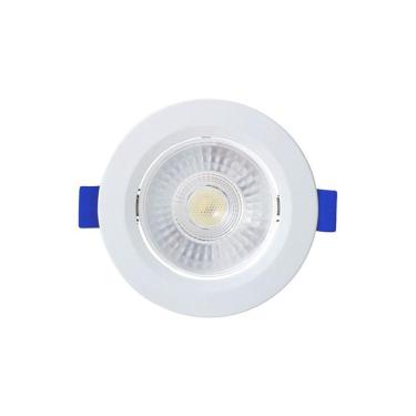 Imagem de Spot de Led Blumenau Slim Redondo 8W Bivolt 3000K - Luz Amarela