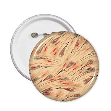 Imagem de Emblema com estampa de natureza japonesa, grafite, broches, emblema, acessório, decoração, 5 peças