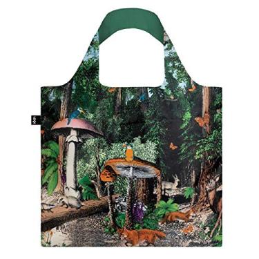 Imagem de LOQI Bolsa de compras reutilizável Artist Kristjana S Williams Interiors, O/S, Floresta Negra