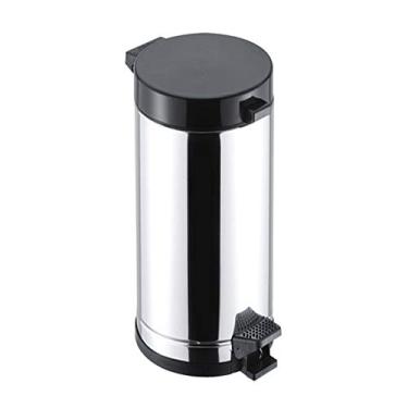 Imagem de Lixeira Aço Inox Com Pedal E Recipiente Plástico 15 L