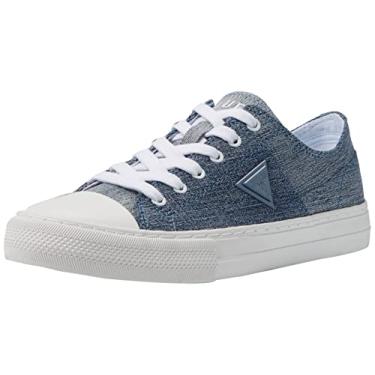 Imagem de GUESS Tênis feminino Pranze, Jeans azul, 34