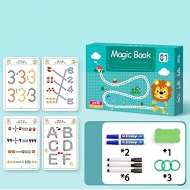 Imagem de Caderno de Traço e Desenho Infantil - Magicbook IBMKIDS (64 Peças)
