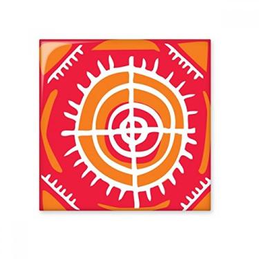 Imagem de Alvo Totems do México Civilização Antiga Azulejo de Cerâmica Brilhante Decalque Pedra Adorna de Tijolos Vitrificados