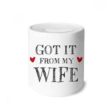 Imagem de DIYthinker Got It from My Wife – Caixa de cerâmica para presente de Dia dos Namorados