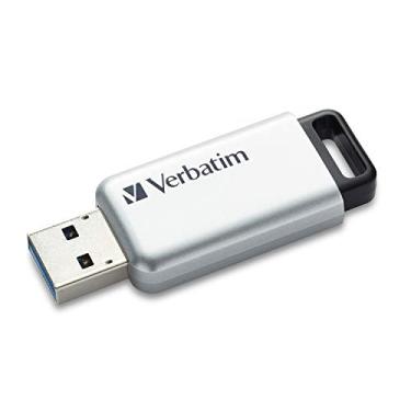 Imagem de Verbatim 16 GB Store'n' Go Secure Pro USB 3.0 Flash Drive com criptografia de hardware AES 256 - Prata
