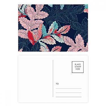 Imagem de Conjunto de cartões postais de aniversário para desenho de folhas em pó