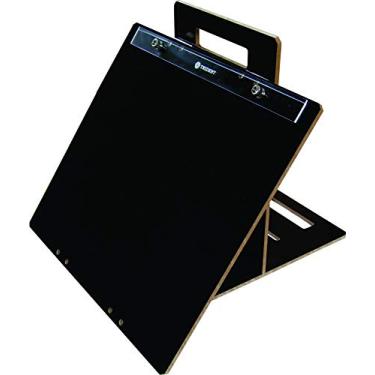 Imagem de Prancheta Portátil Articulada, MDF Lacca 6 mm, com Prendedor de Acrílico, Trident, 4820-A4PL, Preta, A4