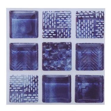 Imagem de BTER Adesivos de azulejo à prova d'água, adesivos de azulejo de parede de banheiro, azulejos de banheiro para cozinha, faça você mesmo (003)