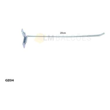 Imagem de Gancho Expositor Painel Zincado Kit C/ 100unid.