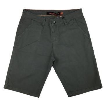 Imagem de Bermuda Masculina Sarja e Elastano Corte Alfaiataria Wolfgan-Masculino