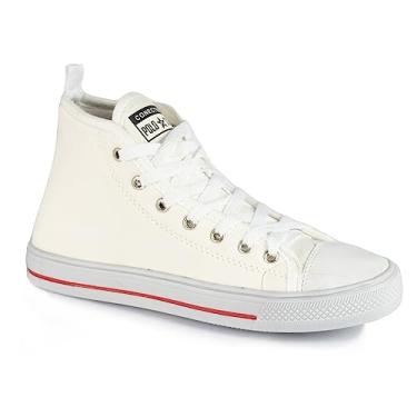 Imagem de Tênis Casual Unissex All Polo Star Cano Alto (Branco, br_footwear_size_system, adult, numeric, numeric_34)
