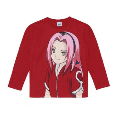 Imagem de Brandili Camiseta Malha Sakura Vermelho