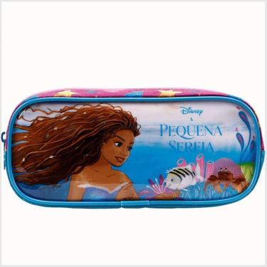 Imagem de Estojo Escolar Pequena Sereia Princesa Ariel Xeryus