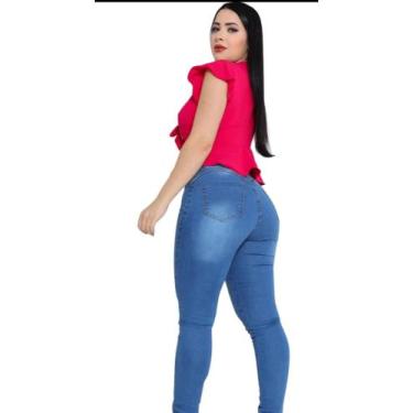 Imagem de Calça Jeans Feminina Skinny Cintura Alta - Dona Jeans Premium