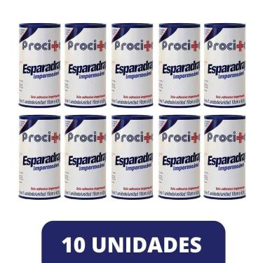 Imagem de Esparadrapo Impermeável Procitex10 Cm X 4,5 M Com 10 Un.