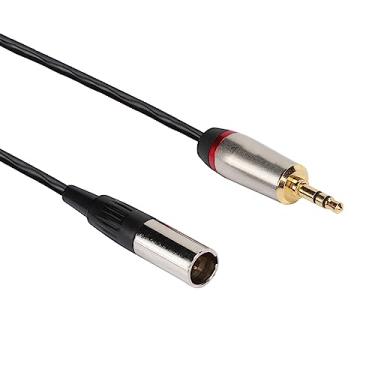 Imagem de Cabo Macho XLR de 3,5 Mm a 3 Pinos, Cabo de Microfone de Estéreo para Várias Câmeras SLR, CD Player, Filmadora (/ 9,8 pés)