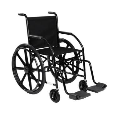 Imagem de Cadeira De Rodas Manual Dobrável Em Aço Modelo 101- Cds