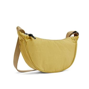 Imagem de WESTBRONCO Pochetes para mulheres e homens, bolsa de cinto com 4 bolsos com zíper, bolsas de cintura modernas, bolsas transversais leves com alça ajustável para treino/corrida/caminhada, D - amarelo,
