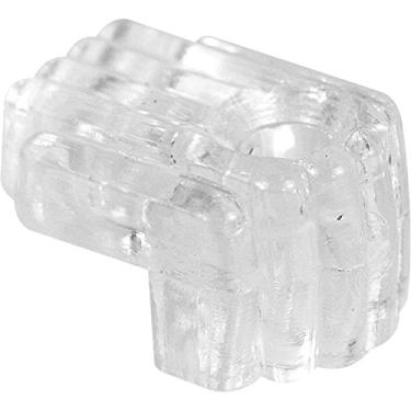 Imagem de Prime-Line MP9003-A Clipes espelhados, 0,63 cm de deslocamento, transparente, inclui fixadores de instalação, pacote com 50, 50 peças