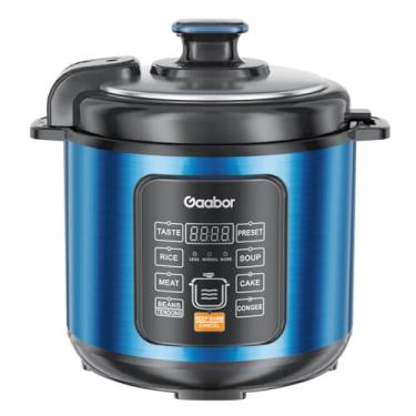 Imagem de GAABOR PANELA DE PRESSÃO ELÉTRICA 6L 1000W MULTIFUNÇÃO CERAMICA E INOX S60A 127V