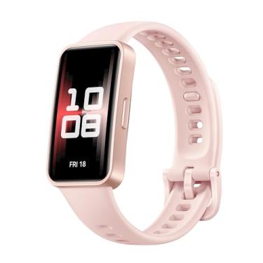 Imagem de Smartband, HUAWEI Band 9, Confortável durante o dia inteiro, Monitore a saúde do seu sono, Até duas semanas de bateria, Compatível com iOS e Android (cor-de-rosa)