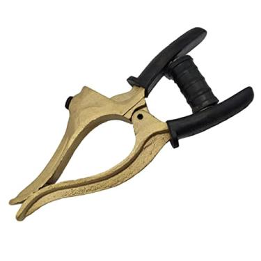 Imagem de Luzhengyang Braçadeira de solda MIG MMA TIG 500A altamente condutora, montagem fácil e desempenho estável, perfeita para soldagem manual, clipe de solda de aterramento de cobre